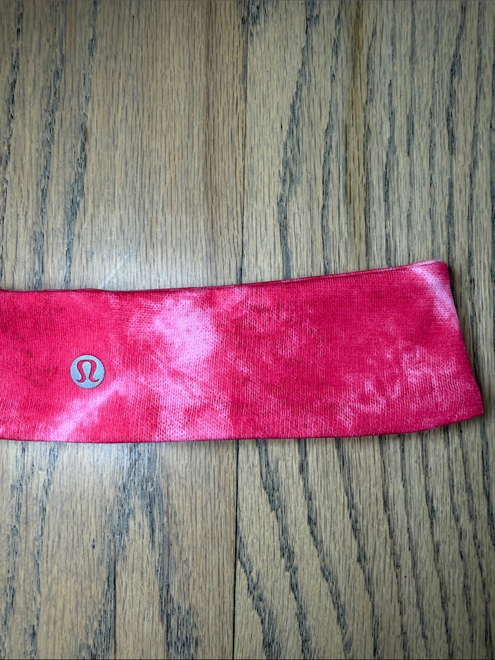 Lululemon Pink Tie-Dye Logo Headband One Size - Picture 3 of 6
